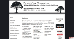 Desktop Screenshot of blackoaktraining.com